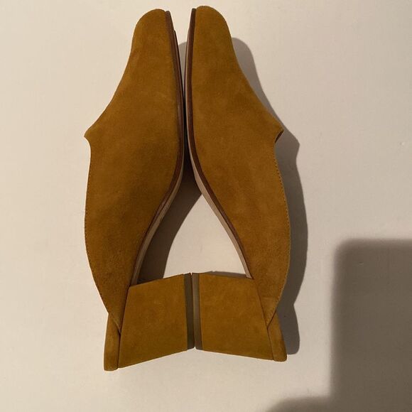 Eileen Fisher Brief Suede Mule Block Heel Shoe - Picture 6 of 12
